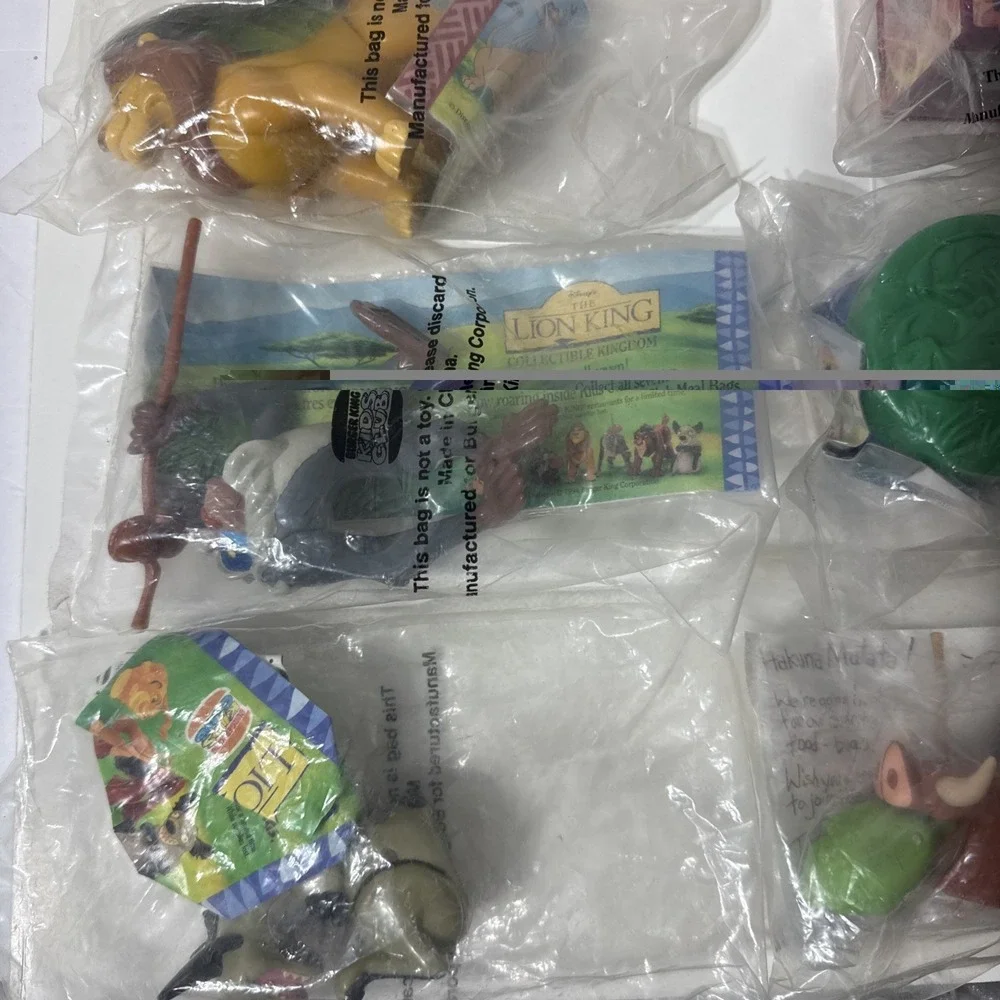 Disney The Lion King Burger King 1990s Figures Trading Cards Box Puppets LOT 9pc - Picture 6 of 10